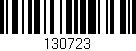 Código de barras (EAN, GTIN, SKU, ISBN): '130723'