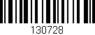 Código de barras (EAN, GTIN, SKU, ISBN): '130728'