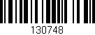 Código de barras (EAN, GTIN, SKU, ISBN): '130748'