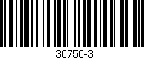 Código de barras (EAN, GTIN, SKU, ISBN): '130750-3'
