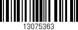Código de barras (EAN, GTIN, SKU, ISBN): '13075363'