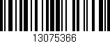 Código de barras (EAN, GTIN, SKU, ISBN): '13075366'