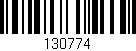 Código de barras (EAN, GTIN, SKU, ISBN): '130774'
