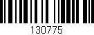 Código de barras (EAN, GTIN, SKU, ISBN): '130775'