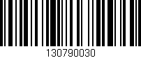 Código de barras (EAN, GTIN, SKU, ISBN): '130790030'