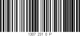 Código de barras (EAN, GTIN, SKU, ISBN): '1307_231_0_P'