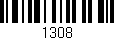 Código de barras (EAN, GTIN, SKU, ISBN): '1308'