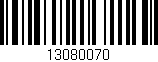 Código de barras (EAN, GTIN, SKU, ISBN): '13080070'