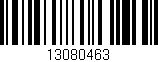 Código de barras (EAN, GTIN, SKU, ISBN): '13080463'
