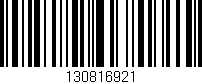 Código de barras (EAN, GTIN, SKU, ISBN): '130816921'