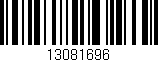 Código de barras (EAN, GTIN, SKU, ISBN): '13081696'