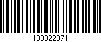Código de barras (EAN, GTIN, SKU, ISBN): '130822871'