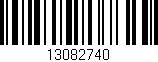 Código de barras (EAN, GTIN, SKU, ISBN): '13082740'