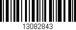 Código de barras (EAN, GTIN, SKU, ISBN): '13082843'