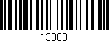 Código de barras (EAN, GTIN, SKU, ISBN): '13083'