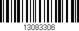 Código de barras (EAN, GTIN, SKU, ISBN): '13083306'