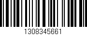 Código de barras (EAN, GTIN, SKU, ISBN): '1308345661'