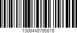 Código de barras (EAN, GTIN, SKU, ISBN): '1308449785816'
