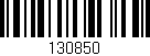 Código de barras (EAN, GTIN, SKU, ISBN): '130850'