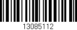 Código de barras (EAN, GTIN, SKU, ISBN): '13085112'