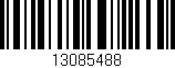 Código de barras (EAN, GTIN, SKU, ISBN): '13085488'