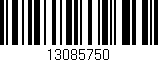 Código de barras (EAN, GTIN, SKU, ISBN): '13085750'