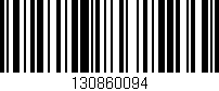 Código de barras (EAN, GTIN, SKU, ISBN): '130860094'