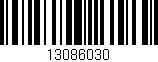 Código de barras (EAN, GTIN, SKU, ISBN): '13086030'
