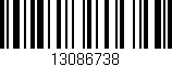 Código de barras (EAN, GTIN, SKU, ISBN): '13086738'