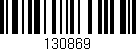 Código de barras (EAN, GTIN, SKU, ISBN): '130869'