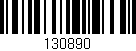 Código de barras (EAN, GTIN, SKU, ISBN): '130890'
