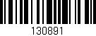 Código de barras (EAN, GTIN, SKU, ISBN): '130891'