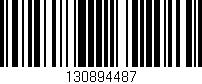 Código de barras (EAN, GTIN, SKU, ISBN): '130894487'