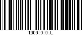 Código de barras (EAN, GTIN, SKU, ISBN): '1308_0_0_U'