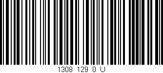 Código de barras (EAN, GTIN, SKU, ISBN): '1308_129_0_U'