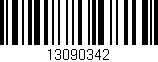 Código de barras (EAN, GTIN, SKU, ISBN): '13090342'