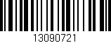 Código de barras (EAN, GTIN, SKU, ISBN): '13090721'