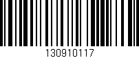 Código de barras (EAN, GTIN, SKU, ISBN): '130910117'