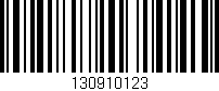 Código de barras (EAN, GTIN, SKU, ISBN): '130910123'