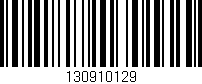 Código de barras (EAN, GTIN, SKU, ISBN): '130910129'