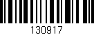 Código de barras (EAN, GTIN, SKU, ISBN): '130917'