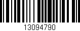 Código de barras (EAN, GTIN, SKU, ISBN): '13094790'