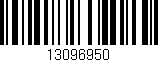 Código de barras (EAN, GTIN, SKU, ISBN): '13096950'