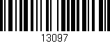 Código de barras (EAN, GTIN, SKU, ISBN): '13097'