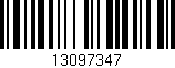 Código de barras (EAN, GTIN, SKU, ISBN): '13097347'