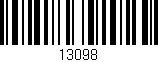 Código de barras (EAN, GTIN, SKU, ISBN): '13098'