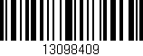 Código de barras (EAN, GTIN, SKU, ISBN): '13098409'