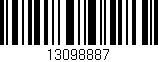Código de barras (EAN, GTIN, SKU, ISBN): '13098887'