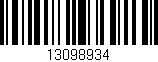 Código de barras (EAN, GTIN, SKU, ISBN): '13098934'