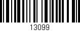 Código de barras (EAN, GTIN, SKU, ISBN): '13099'